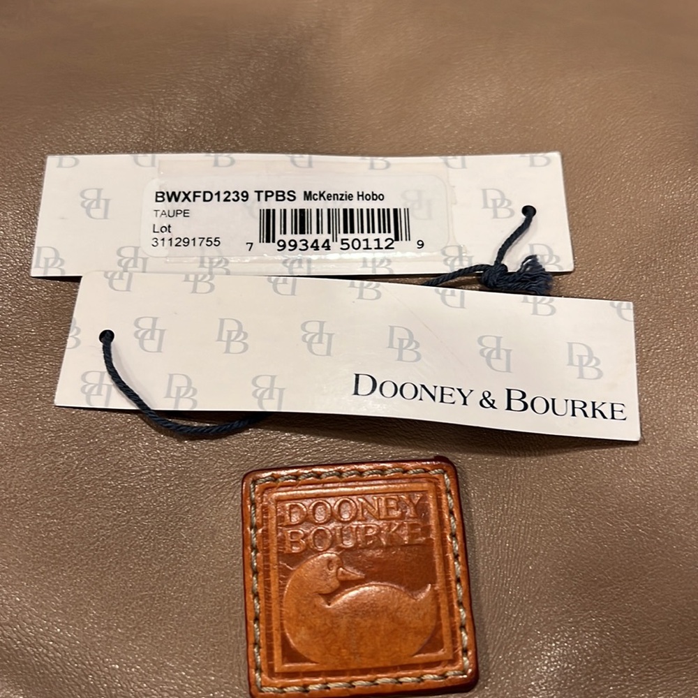 Bundle of Dooney & Bourke McKenzie Hobo with wallet. color: Taupe - Picture 5 of 17
